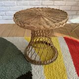 Wicker coffee table