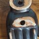 Empty vintage ceramic hand pocket