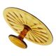 Art Deco Amber Tart Plate Dish Pastry Dish Scailmont