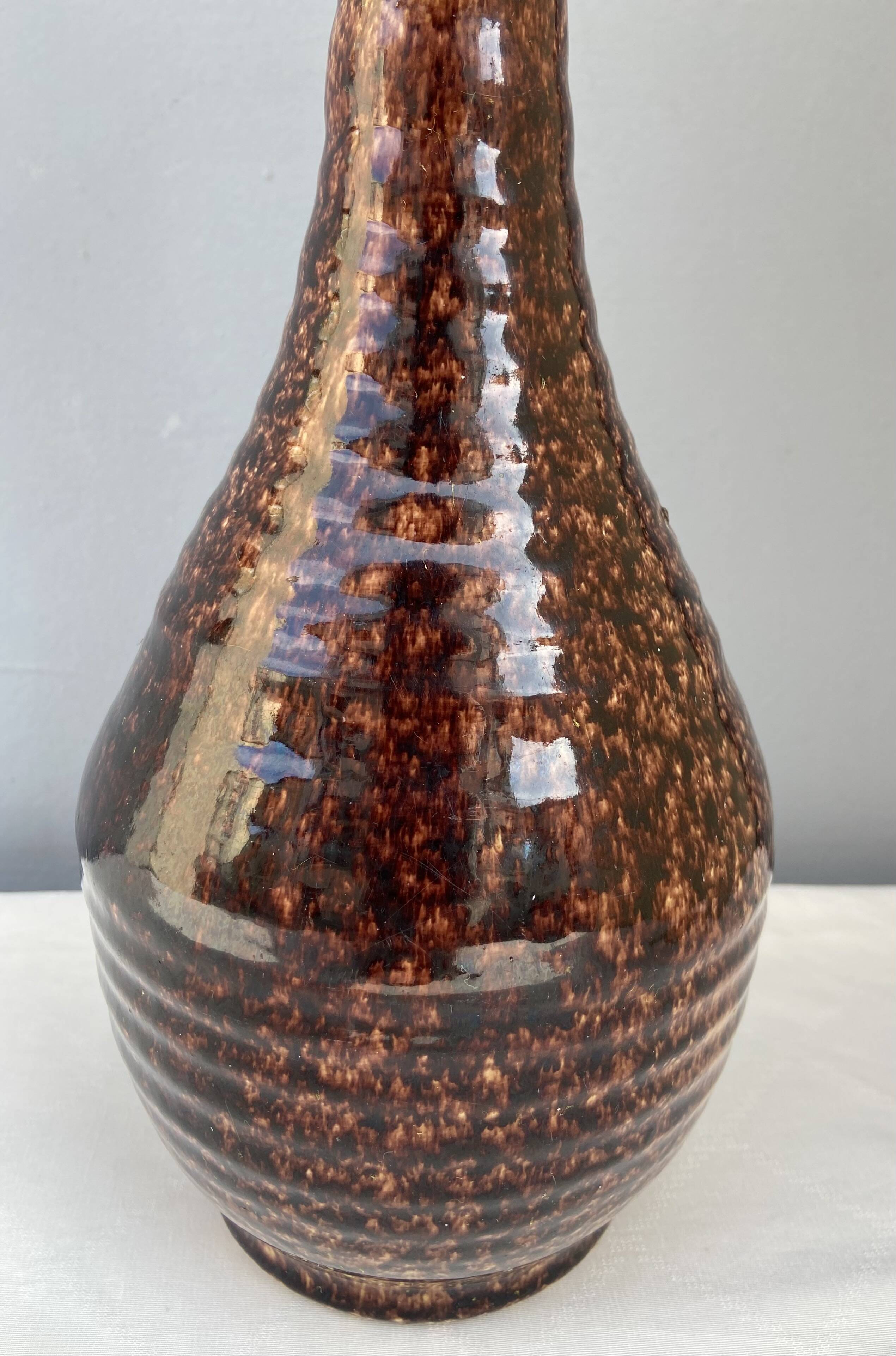 Accolay vase en céramique années 60