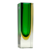 Vase en verre de Murano Sommerso, vintage des années 1970