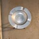 Standing ashtray wrought iron base cast aluminum ashtray