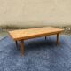 1960s oak checkerboard coffee table