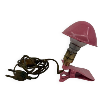 Mushroom clip lamp