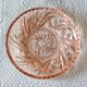 EMPTY POCKETS, small pink glass jewelry box, double bowl