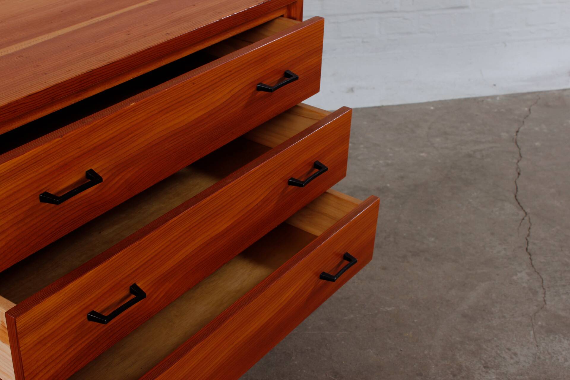 Vintage Schubladen Kommode Schrank Weichholz 60er