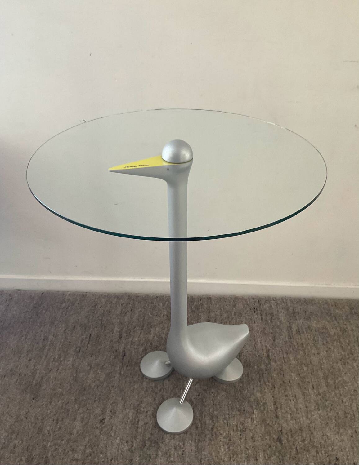 “Sirfo” coffee table by Alessandro Mendini for Zanotta