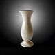 Vintage off-white ceramic vase - Model 985 32 - West Germany