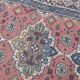 small versatile cotton carpet, oriental décor red blue brick color 155cm X 78 cm