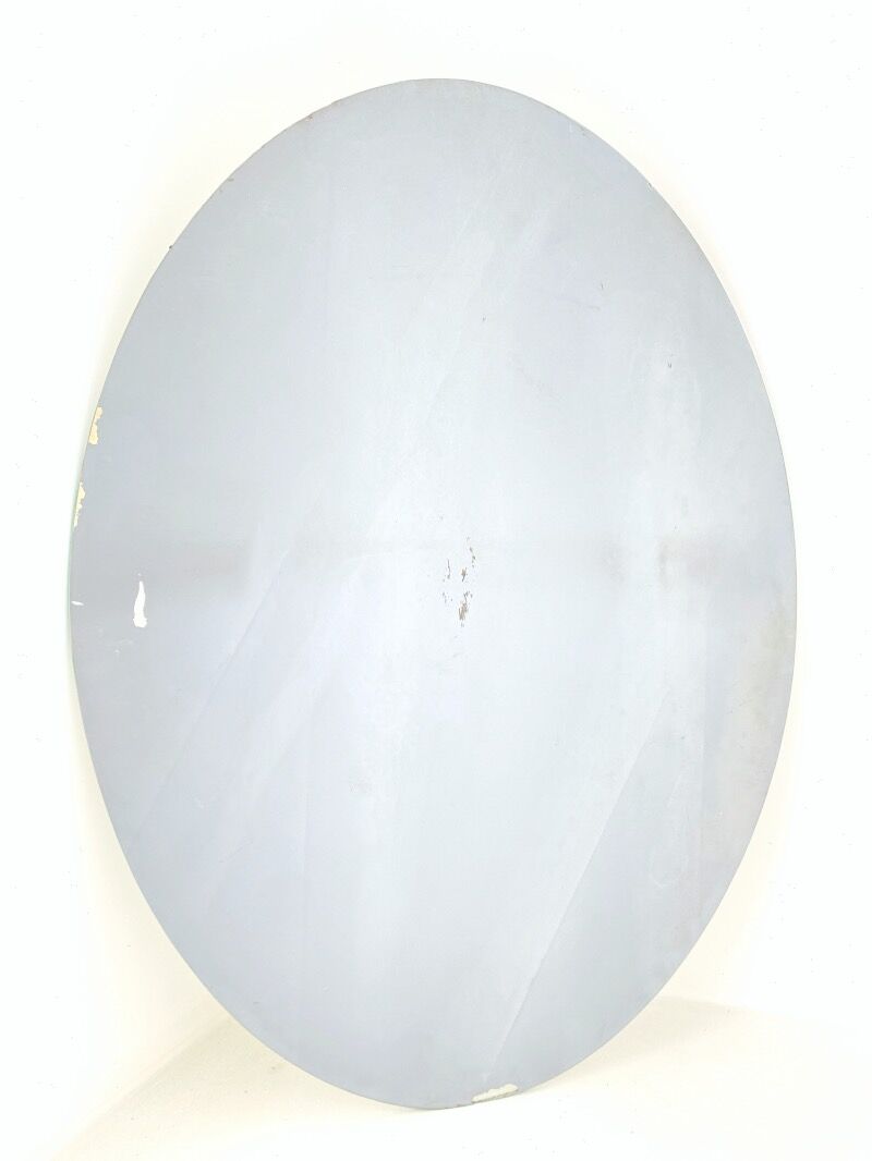Oval beveled mirror 44x60cm