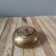 Antique brass pocket ashtray