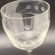 Wine glasses chiseled patterns