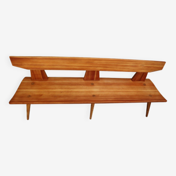 Jacob Kielland Brandt Bench in Pine Wood for Christiansen, Handcrafted, 1960s