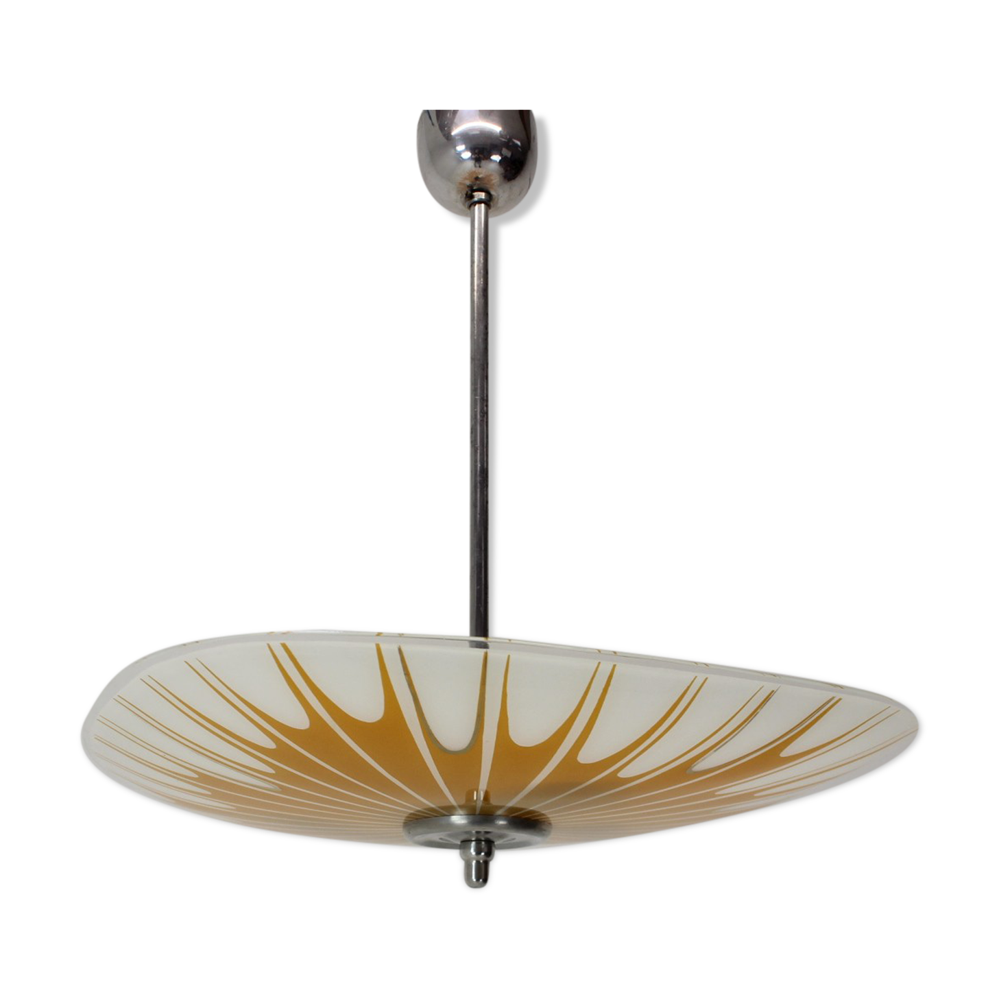 Glass Pendant by Napako, 1960's