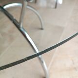 IKEA glass coffee table, 1980s