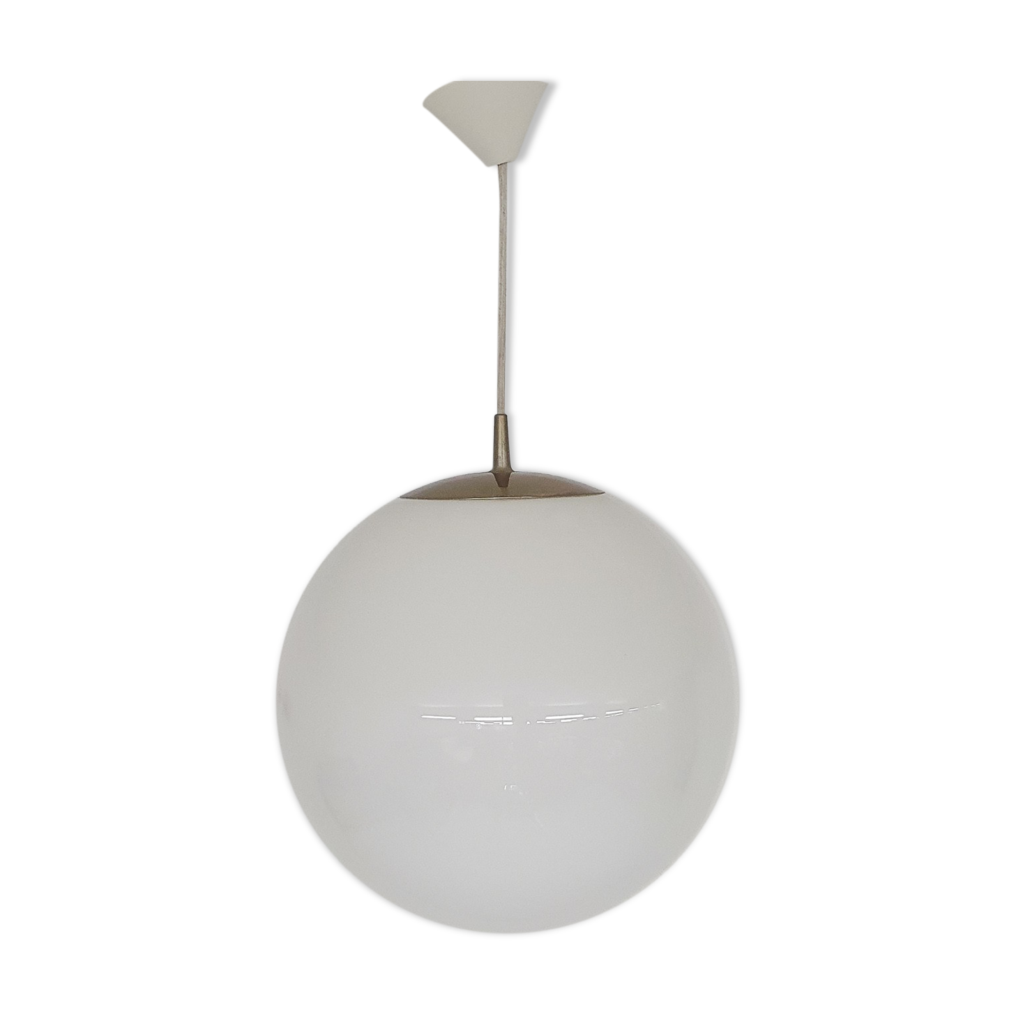 Peill and Putzler glass globe, pendant light, Germany 1970's