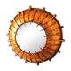 Brutalist sunburst wall light 1960