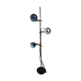 Floor lamp black and chrome 1970