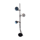 Floor lamp black and chrome 1970