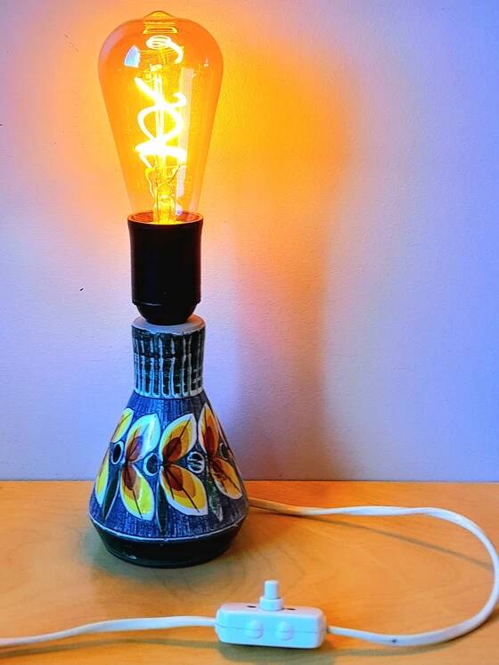 Lampe en céramique Tilgmans Suède 1960