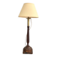 Lampe bois, câble tissu 2 M, abat-jour tissu