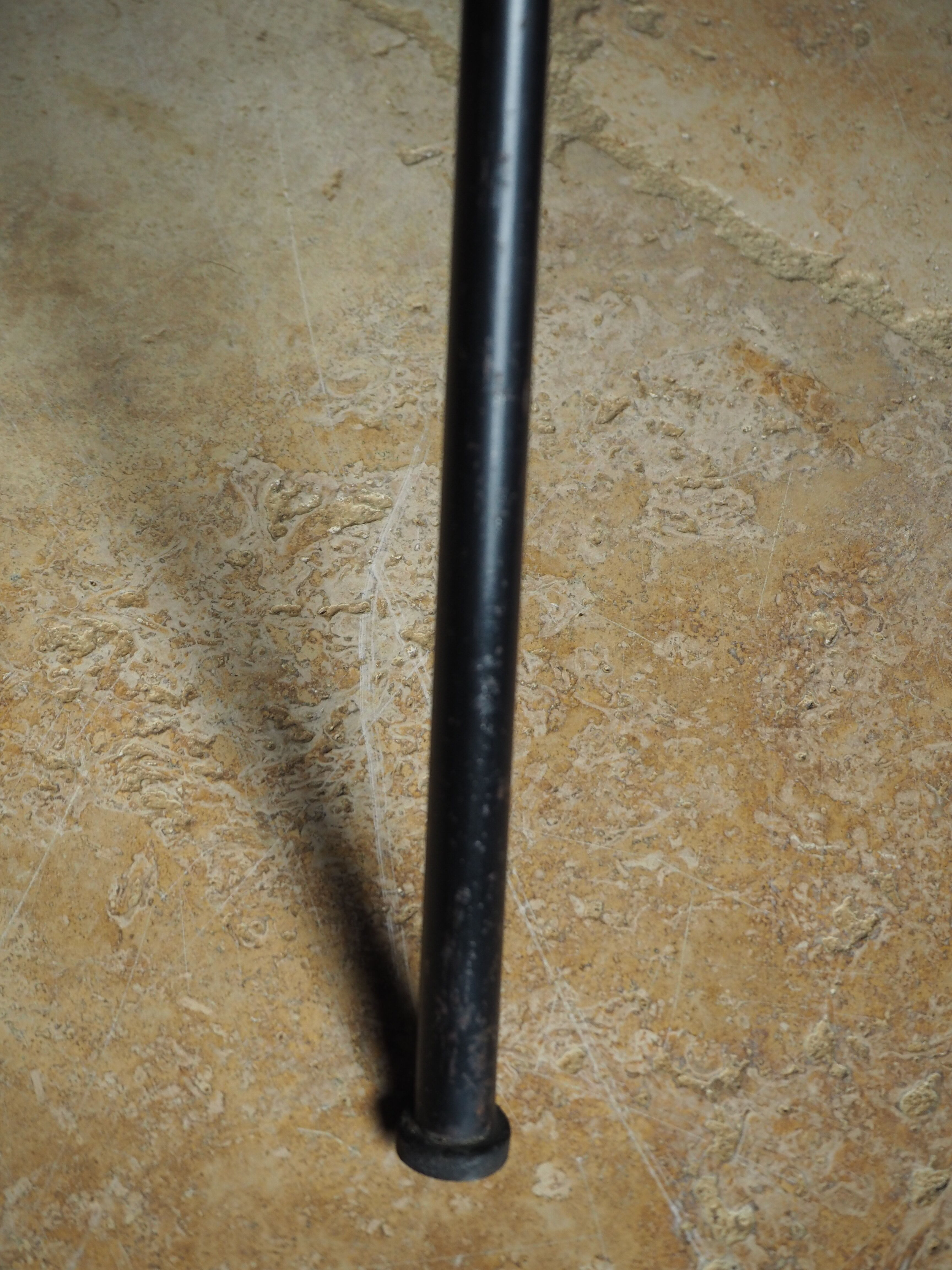 Metal tripod lamp of the 1950s