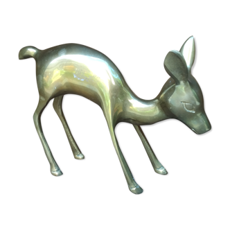 Brass fawn