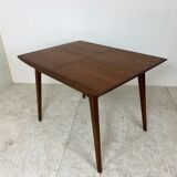 Vintage teak dining table Louis Van Teeffelen 1960s