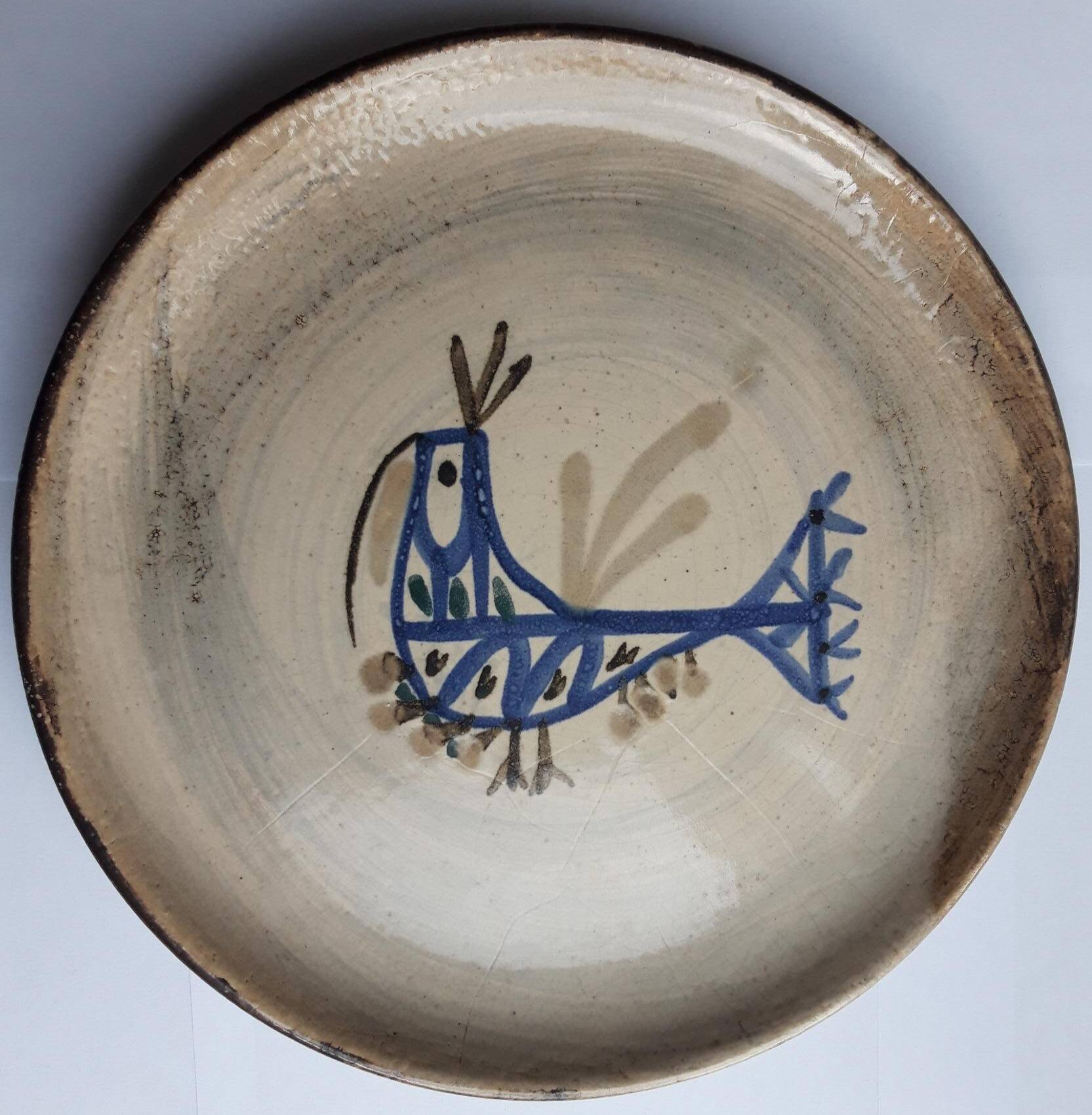 Gustave REYNAUD dish "The Mulberry"