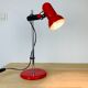 Adjustable red spot desk lamp 70s