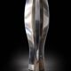 Large sculpture vase signed – polished mirror stainless steel – circa 199