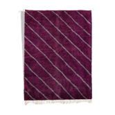 Tapis marocain moderne rose foncé art contemporain 300x370cm