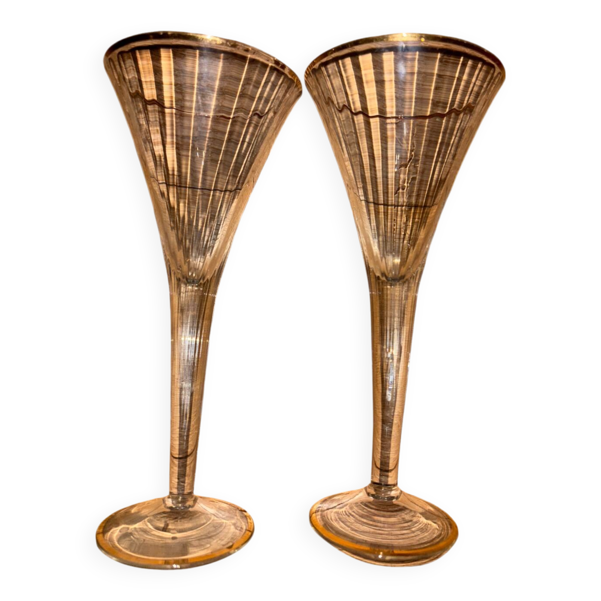 2 champagne glasses 80