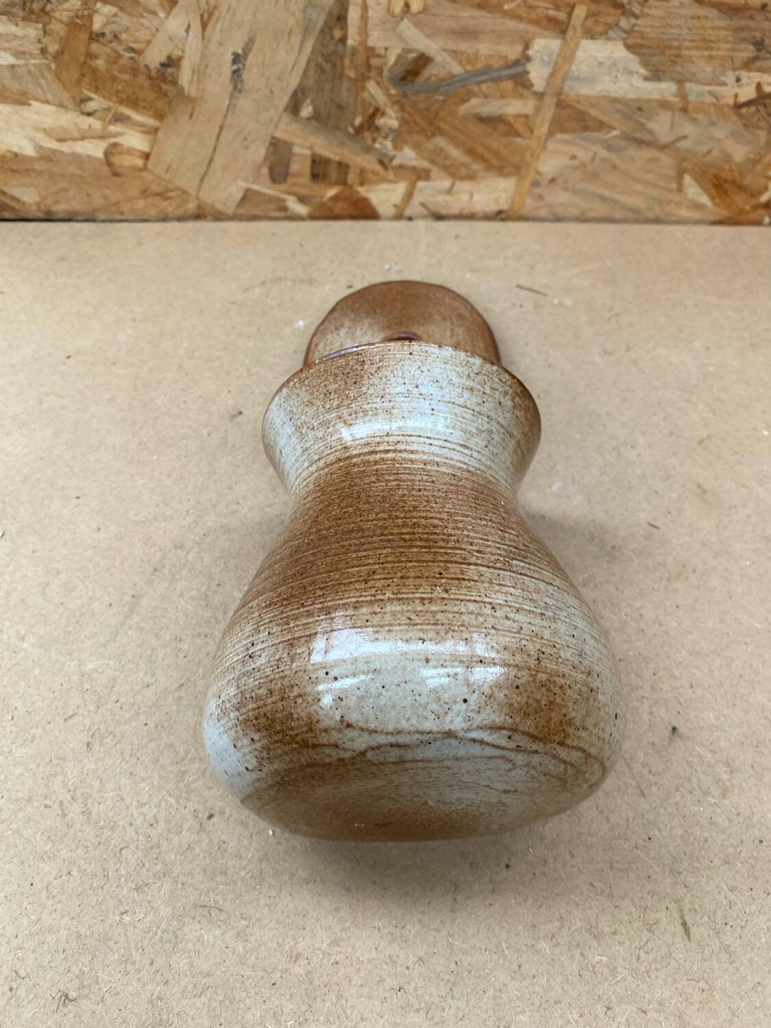 Old dehoux jm wall hanging pot beige sandstone luc en diois