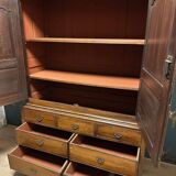 18th Century Oak linen Press