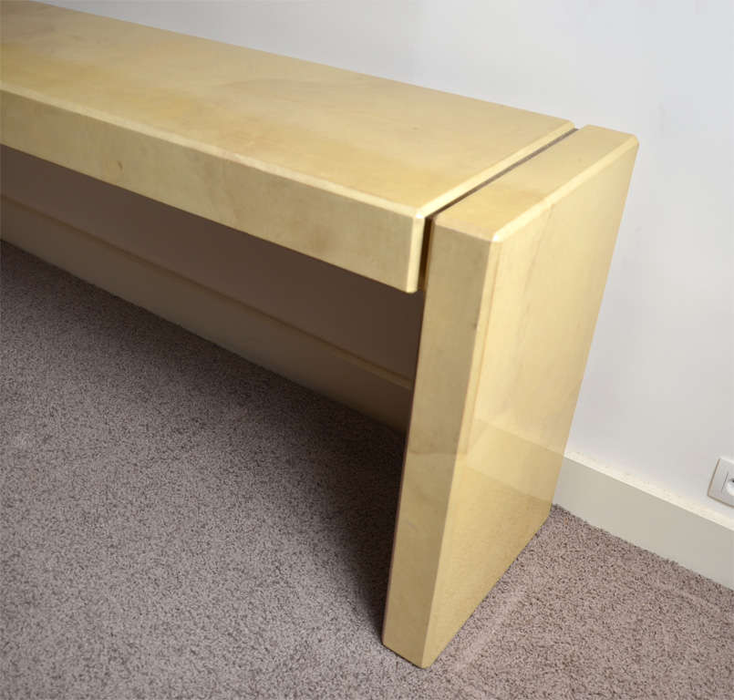 Console en parchemin