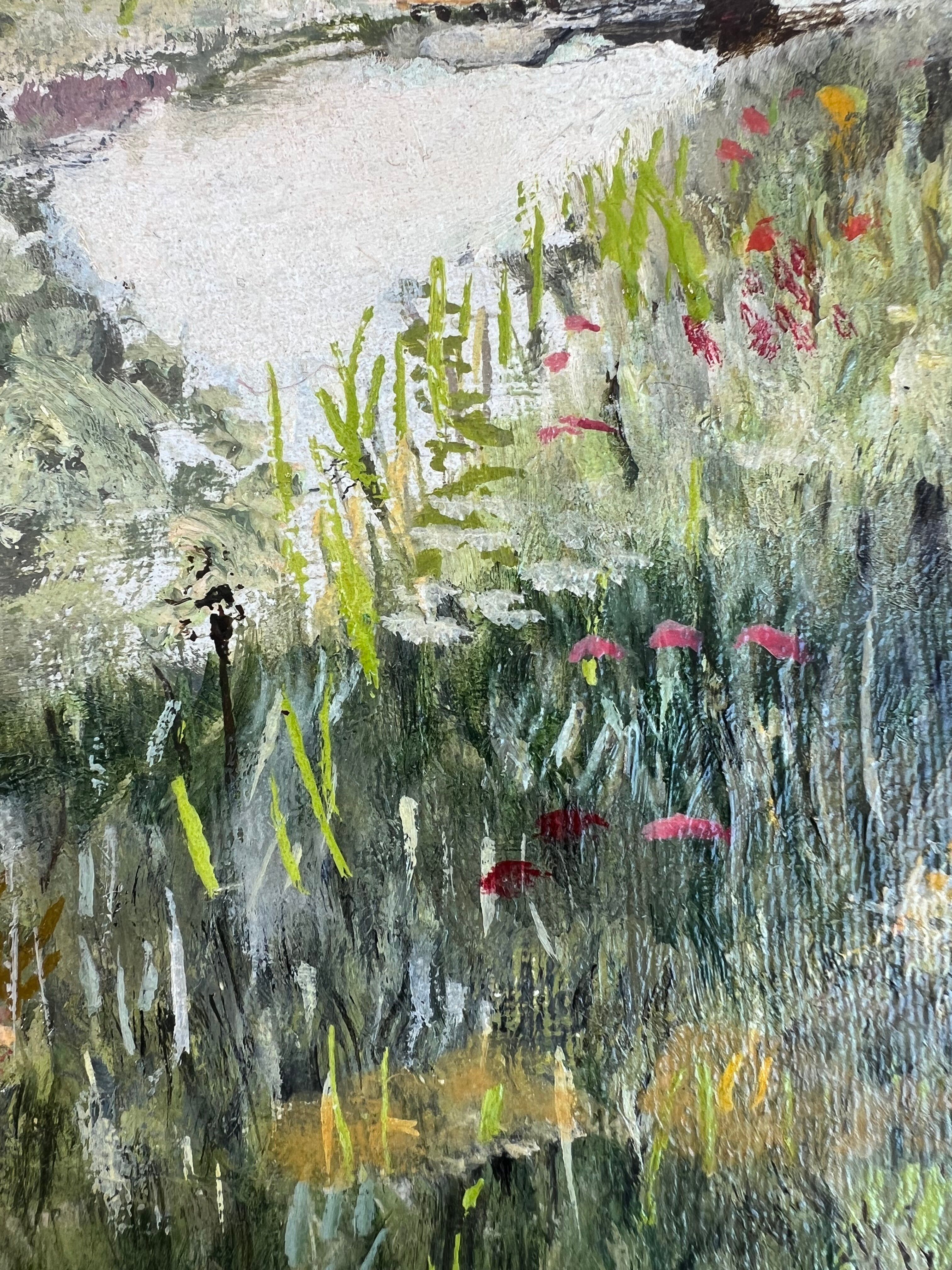 Oil painting on canvas by an artist from the Rhône.