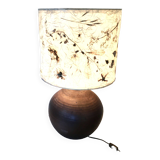 Lampe boule en grès pierre Digan