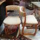 Paire de chaises traîneau 1960 Self