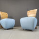 Pair of Bobo lounge chairs by Dietmar Scharping for Dauphin, 2000s