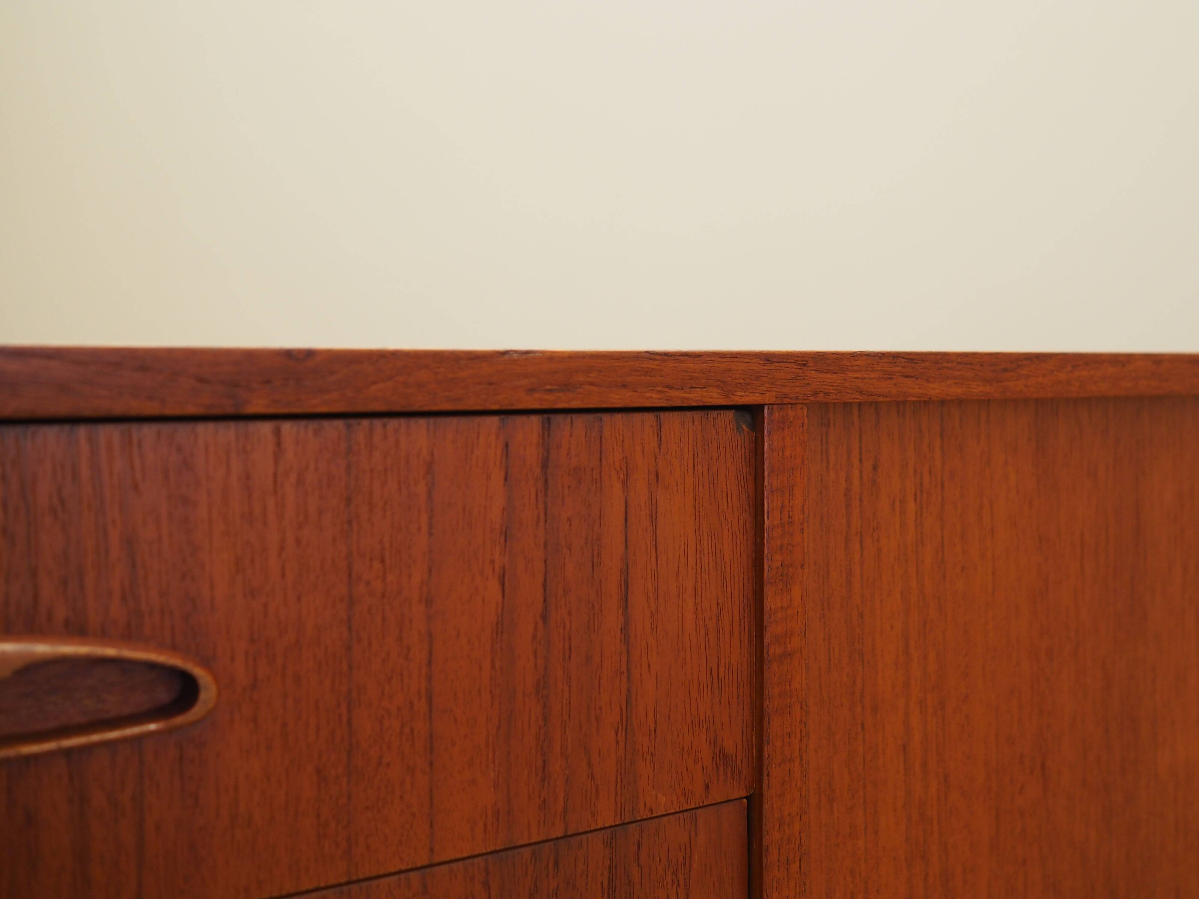 Teak sideboard, Danish design, 1970s, production: Denmark