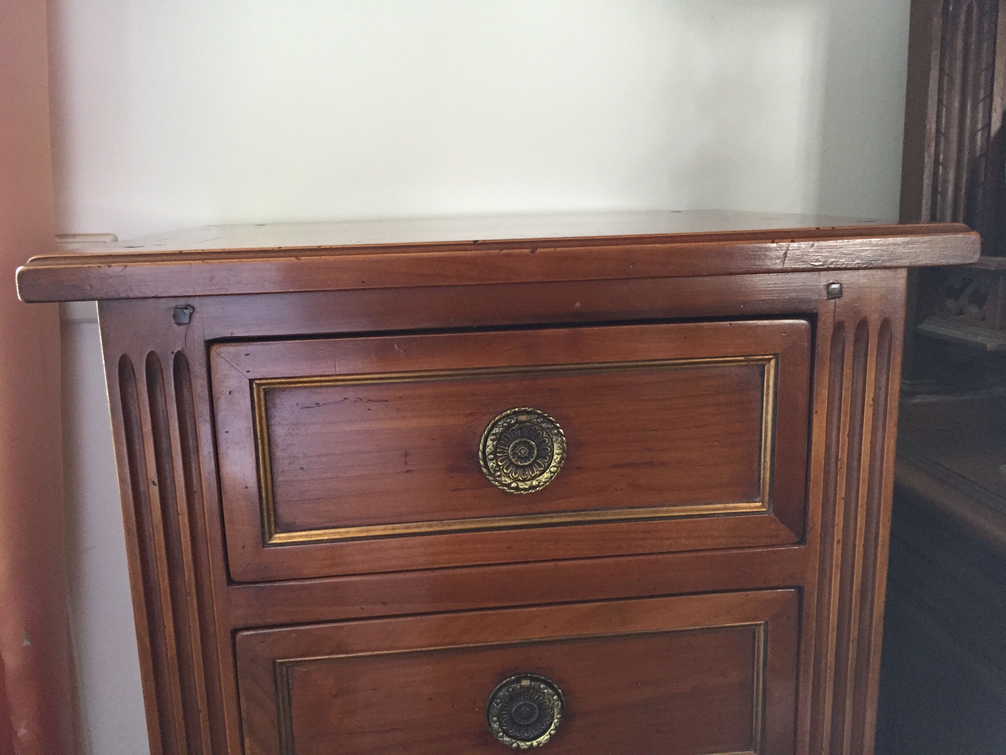 Louis XVI-style chiffonnier with six drawers