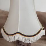 2 handmade lampshades in satin silk canvas