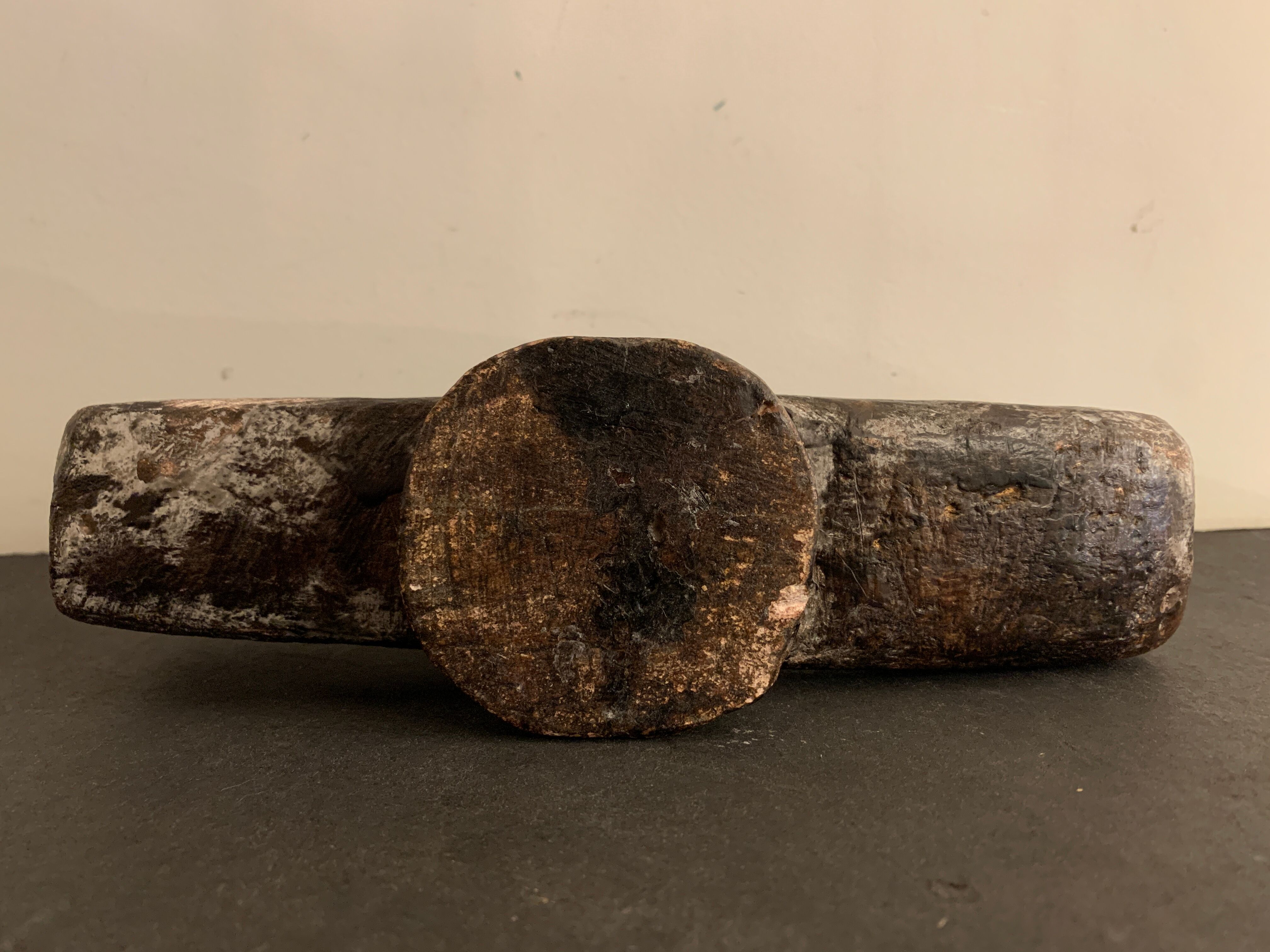 Brutalist ceramic candle holder