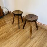 Pair of tripod stools