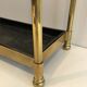 Rectangular umbrella holder in brass and cast iron. french work. around 1900