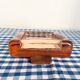 Miroir en verre rose d’Italie