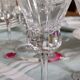 Service of 12 pieces, white and red wine, Bayel crystal.