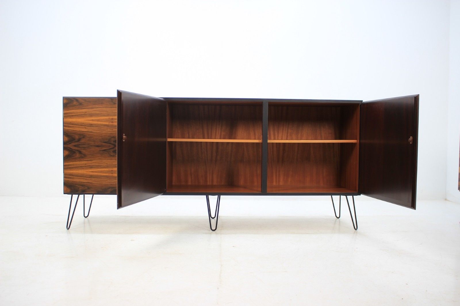 Exceptional sideboard Danish credenza 60s rosewood