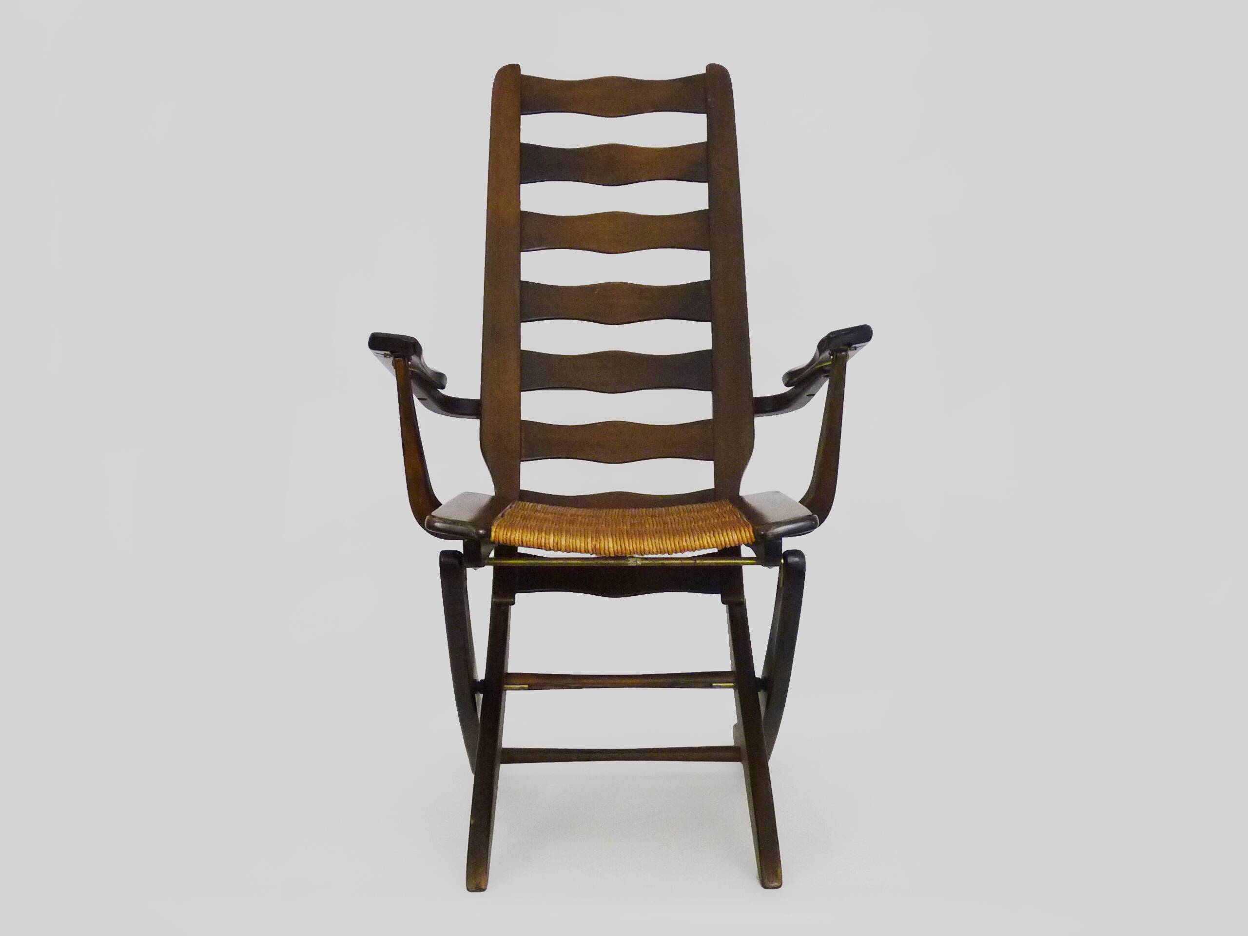 Fauteuil, transat en hêtre par Triconfort, France 1960
